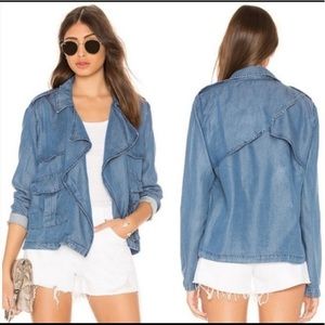 Splendid Chambray Utility Jacket